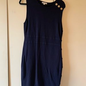 Navy blue sleeveless career dress - L - NY&Co